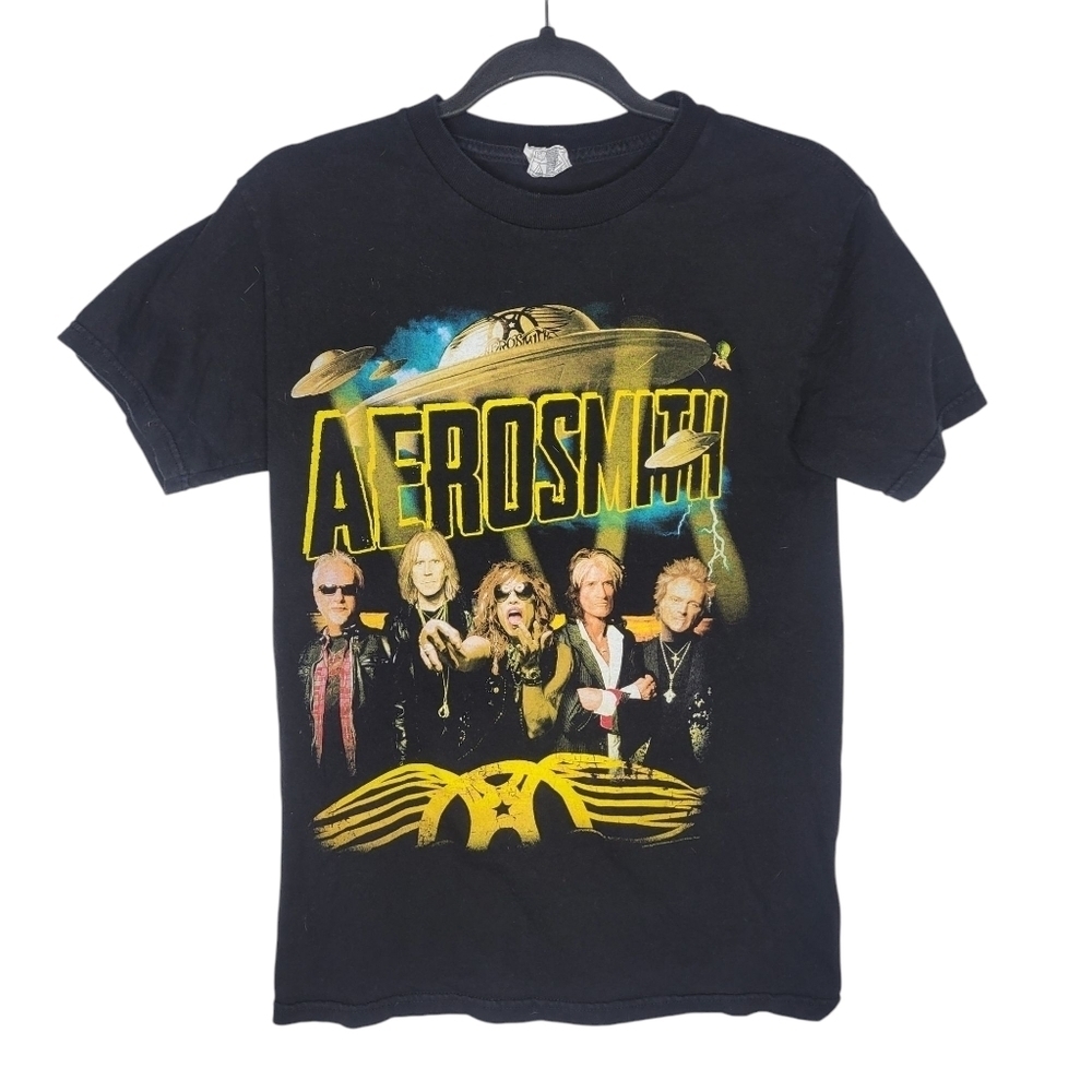 Aerosmith 2014 Global Warming Tour Official T Shirt ROCK MUSIC RARE Size Small